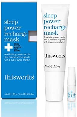 This Works Sleep Power Recharge Mask, 50ml, Plumping Treatment, Unisex Skin Treatment Mask Thisworks