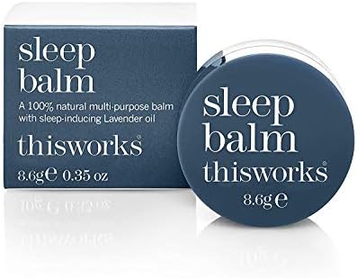 THISWORKS sleep balm: 100% Natural Multi-Purpose Balm with Sleep-Inducing Lavender Oil, 8.6g | 0.35 oz Thisworks