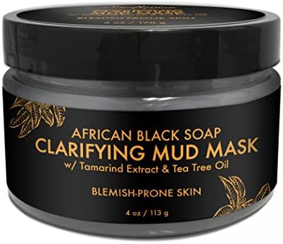 SheaMoisture African Black Soap Problem Skin Facial Mask, 4 Ounce SheaMoisture