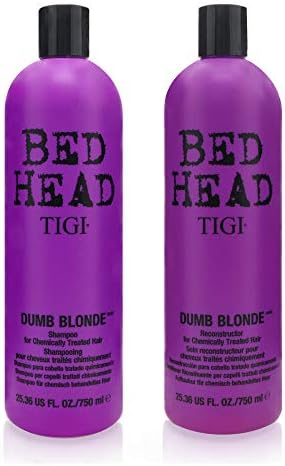 Bed Head by TIGI Dumb Blonde Shampoo and Conditioner for Blonde Hair 25.36 fl oz 2 count Tigi