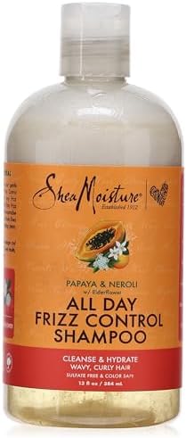 Shea Moisture, All Day Frizz Control Shampoo Papaya & Neroli, 13 Ounce SheaMoisture