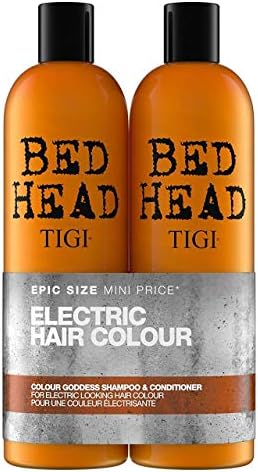 TIGI Bed Head Color Goddess Oil Infused Shampoo + Conditioner for Colored Hair Duopack (2 x 25.36 Ounce) Tigi