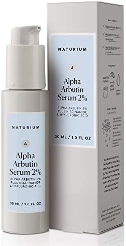 Naturium Alpha Arbutin Serum 2% with Alpha Arbutin, Niacinamide & Lemon, Face & Skin Care, 1 oz Naturium