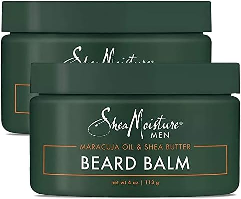 SheaMoisture Beard Balm for Men, 2-Pack – Moisturizing Shea Butter & Maracuja Oil, Gifts for Men, 4 Oz Ea SheaMoisture