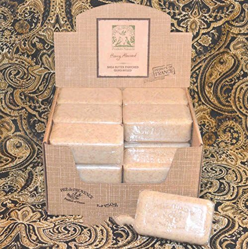 Case of 18 Pre de Provence Honey Almond 150 gram shea butter large soap bars Pré de Provence