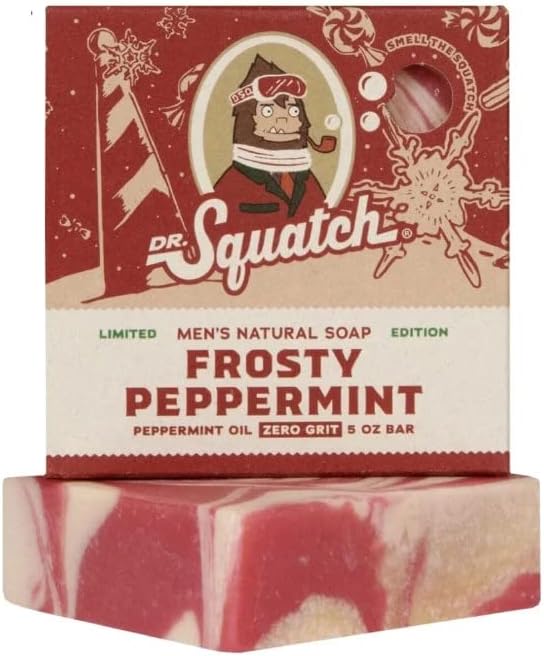 Dr. Squatch Limited Edition Bars (Frosty Peppermint), 5 ounces Dr. Squatch