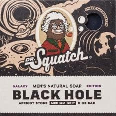 Dr. Squatch All Natural Bar Soap for Men Limited Edition, Black Hole Dr. Squatch