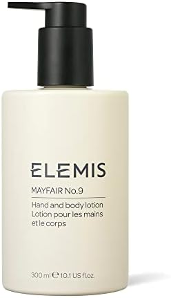 ELEMIS Mayfair No.9 Hand & Body Lotion, Lightweight Formula Hydrates, Softens, and Moisturizes Skin with Sustainable Shea Butter and Borage Oil Elemis