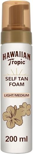 Hawaiian Tropic Self Tanning Foam Light/Medium 200ml Hawaiian Tropic