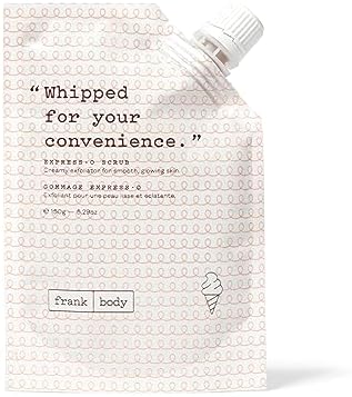 Frank Body Express-O Coffee Scrub, 5.07oz | Natural & Cruelty Free & Mess-Free Exfoliating Body Scrub | Creamy Vegan Skin Care Scrub | Nourishing Scrub Smooths And Moisturizes Skin | 1ct frank body