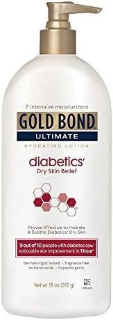 Gold Bond Ultimate Hydrating Lotion, Diabetics Dry Skin Relief 18 oz (Pack of 6) Gold Bond