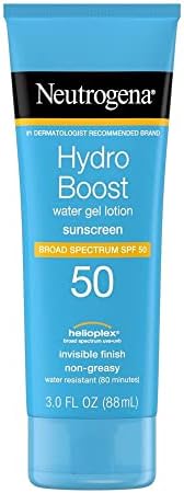 Neutrogena Hydro Boost Watergel SPF 50, 3oz. - Pack of 2 Neutrogena