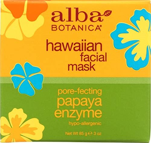 Alba Botanica Hawaiian Facial Mask, Papaya Enzyme, 3 Oz Alba Botanica