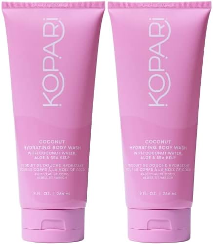 Kopari Hydrating Body Wash - Non-Toxic, Paraben Free, Gluten Free & Cruelty Free - Made with Organic Coconut Oil - 9 oz 2 Pack Kopari