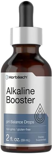 Horbäach Alkaline Booster Drops | 2 FL Oz | pH Balance | Non-GMO & Gluten Free Supplement Horbäach