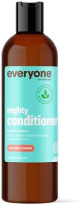 Everyone Hair Care Conditioner - Coconut & Lemon Mighty, 12 fl oz Bottle, Wash & Leave In Hydrating Conditioner, Deep Moisturizing, Sulfate Free & Paraben Free everyone for every body