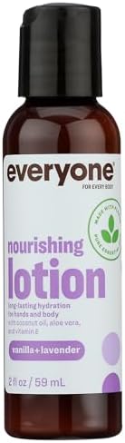 Everyone for Every Body Nourishing Lotion Travel Size: Vanilla and Lavender, 2 Ounce everyone for every body