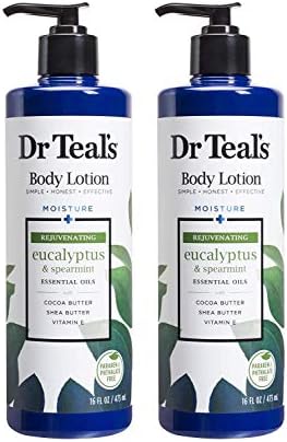 Dr Teal's Body Lotion, Rejuvenating Eucalyptus & Spearmint, 16 oz Dr. Teal's