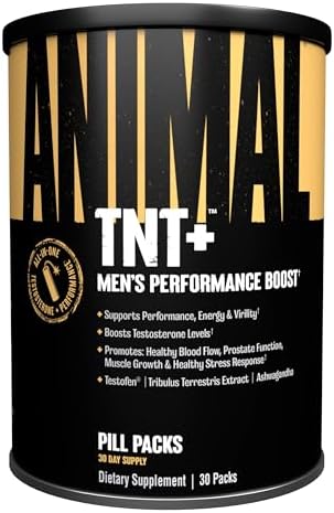 Animal TNT+ - Mens Support, Prostate Support, Adaptogen & Stress Support, Nitric Oxide Animal