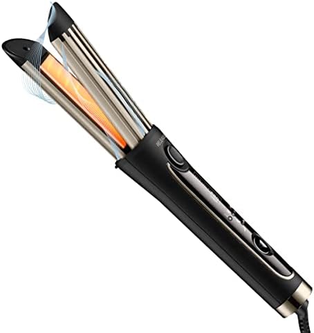 INFINITIPRO BY CONAIR Cool Air Curling Iron, Protects Against Damage and Locks in Style for Effortless Long Lasting Curls & Waves, Black Conair