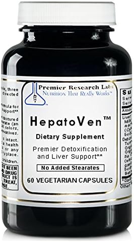 HepatoVen TM, 60 Capsules, Vegan Product - Premier Detoxification and Liver Support Premier Research Labs