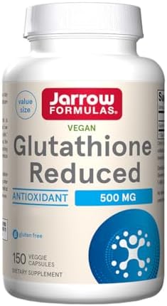 Jarrow Formulas - Glutathione Reduced 500 mg 60 caps (Pack of 2) Jarrow Formulas