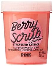 Victoria Secret Pink Strawberry Nourishing Body Scrub 10 oz (Strawberry) Victoria's Secret