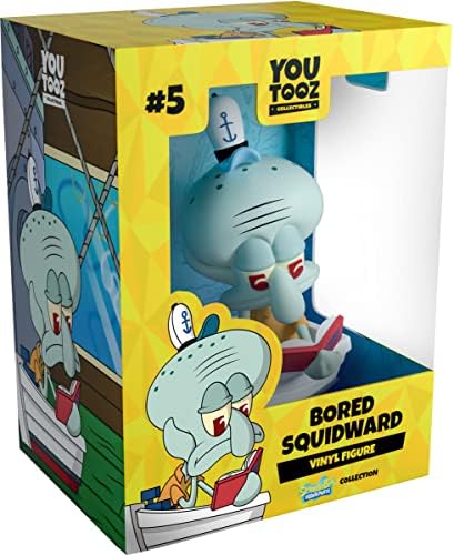 Youtooz Bored Squidward 4.4" Collectible Figure, Based on Funny Internet Meme, Collectible Figure Spongebob Squarepants Collection Based on Cartoon TV Series Youtooz