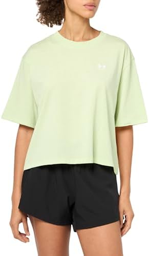 Under Armour Women's Boxy Crop Logo Short Sleeve T Shirt Under Armour