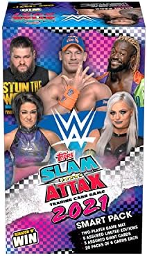 Topps WWE Slam Attax 2021 Edition (Smart Pack) I Includes Game mat Topps