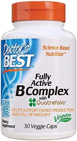 Best Fully Active B Complex, 30 Vcaps by Doctors Best (Pack of 3)3 Doctor's Best