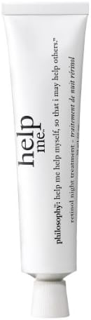 philosophy help me retinol night treatment - with vitamin C & E - promotes collagen enhancement, reduces fine lines, clears pores, improves skin tone & smoothes skin texture - 1 fl oz. philosophy