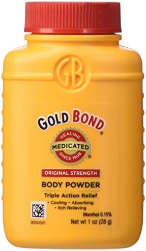 Gold Bond Medicated Body Powder Original Strength, 1 Ounce Gold Bond