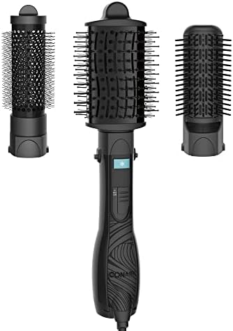 Conair The Curl Collective 3-in-1 Blowout Kit, 3 Interchangeable Brush Attachments to Create Your Perfect Blowout Conair