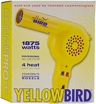 Conair Pro Yellow Bird Hair Dryer (Model: YB075W) Conair