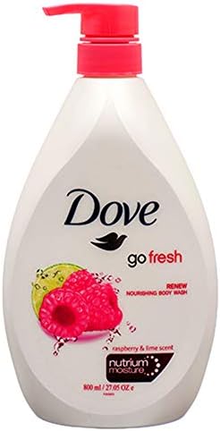 Dove, Body Wash, Go Fresh, Renew Raspberry & Lime W/Pump - 800 ML Dove