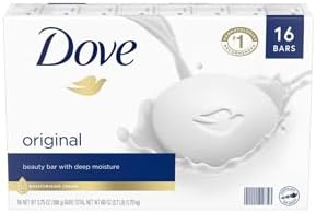 Dove Bar Soap Moisturizing 16 Bars, 4 Oz Dove