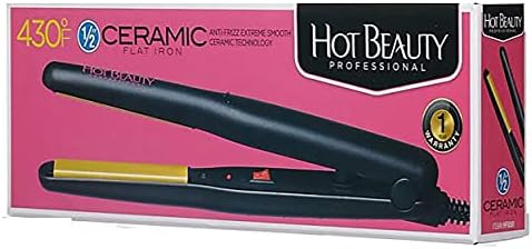 Hot Beauty Kiss Products 1/2' Ceramic Flat Iron, 1 Ea Eo