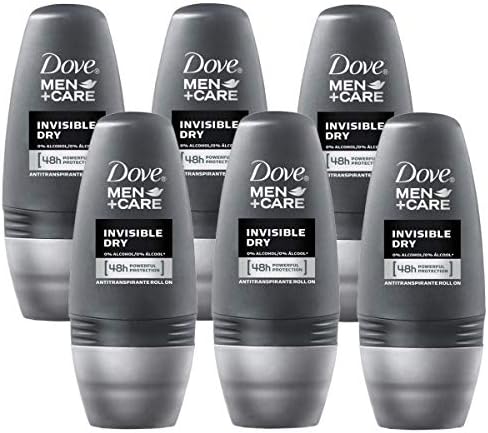 Dove 48 Hours Roll On Stick Invisible Dry Anti-perspirant Deodorant, 6 Packs x 50ml / 1.70 Fl.Oz Dove