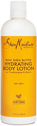 Sheamoisture Hydrating Body Lotion for Dry Skin Raw Shea Butter Paraben Free Lotion 13 oz SheaMoisture