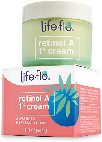 Life-flo Retinol A 1% Advanced Revitalization Cream | Refines Skin & Diminishes Look of Fine Lines & Wrinkles | 1.7oz Life-flo