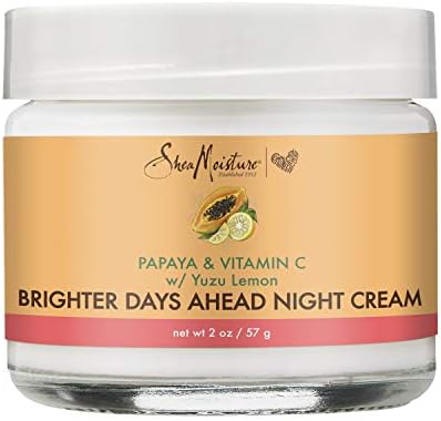 Sheamoisture Night Cream For Dull, Uneven Skin Papaya and Vitamin C Skin Care Moisturizer 2 oz SheaMoisture