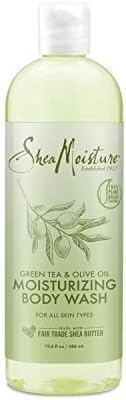 SheaMoisture Body Wash for All Skin Types Moisturizing Olive Oil & Green Tea Cruelty Free Made with Fair Trade Shea Butter, 19.8 Oz SheaMoisture