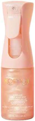 Kopari Sunglaze Sheer Body Mist Sunscreen SPF 42, Infused with Vitamin C & Hyaluronic Acid, Hydrate & Brighten, Lightweight Fast-Absorbing, 4.7 oz Kopari