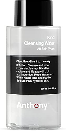 Anthony Witch Hazel Toner for Face, Kind Cleansing Water with Rose Water to Tone and Soothe, Sodium PCA to Hydrate Skin, Micelles to Remove Excess Oil and Impurities, Refreshes and Purifies, 6.7 Fl Oz Anthony