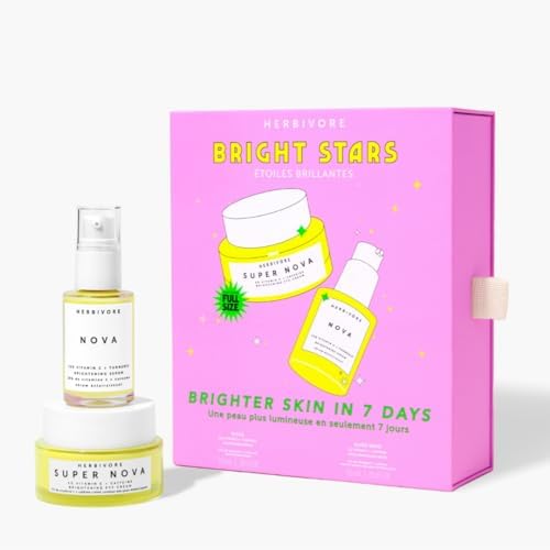 HERBIVORE Bright Stars Brightening Set - Vitamin C Brightening Serum + Eye Cream Herbivore