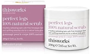 thisworks perfect legs 100% natural scrub: Buttery Exfoliating Balm with Pink Himalayan Salt for a Natural Body Glow, 200g | 7.05 oz Thisworks