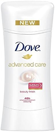 Dove Advanced Care Anti-Perspirant Deodorant, Beauty Finish 2.6 oz (Pack of 2) Dove