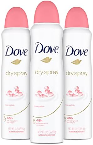 Dove Antiperspirant Deodorant Rose Petals, 3.8 Oz, Pack of 3 Dove