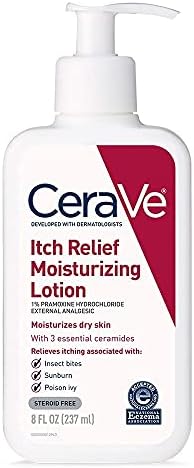 CeraVe Itch Relief Moisturizing Lotion, 8 oz, Dry Skin Relief, Fragrance-Free (Pack of 2) CeraVe